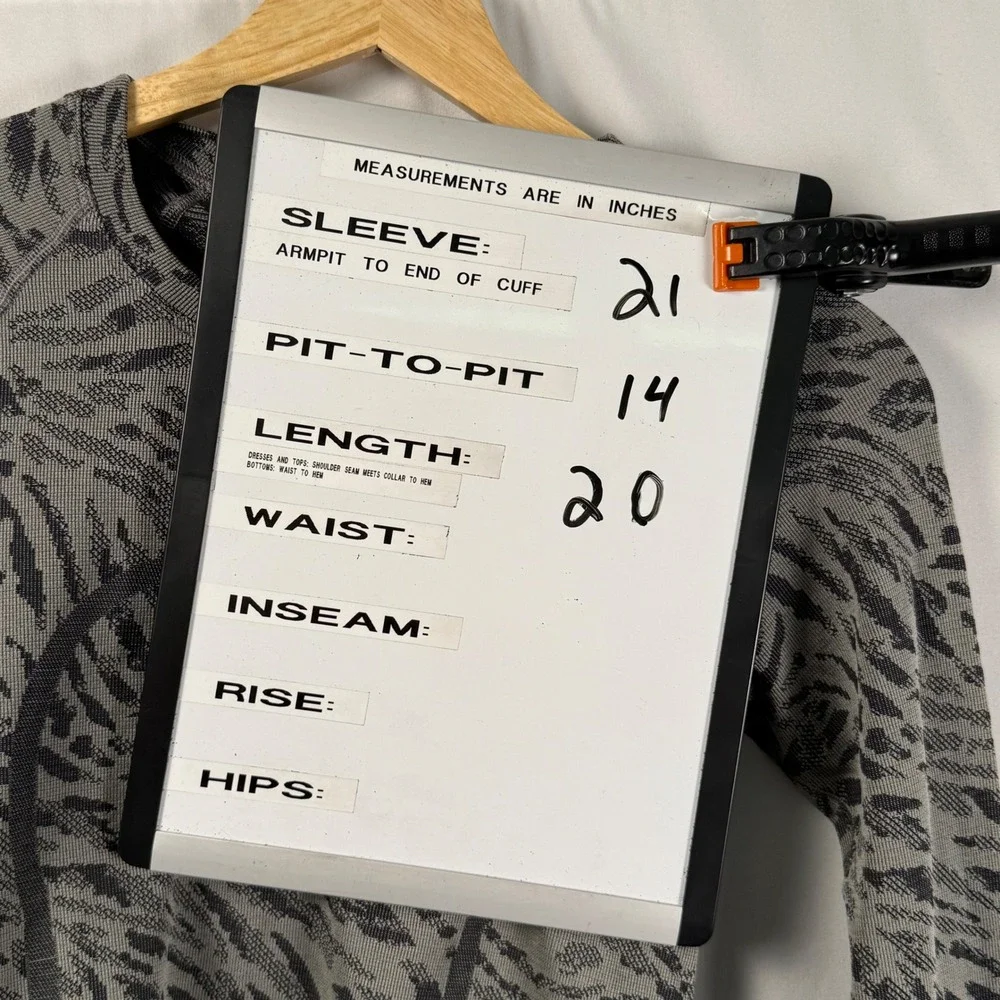 Lululemon‎ Swiftly Tech Long Sleeve 2.0 Race Length Top Primal Clash Womens 4